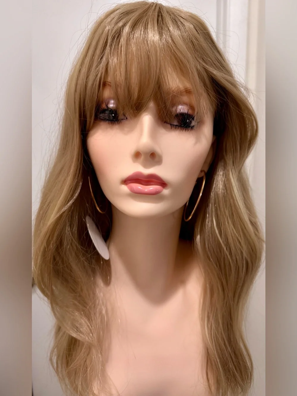 HAIR, 20” Straight Center Part with Bangs, Blondes